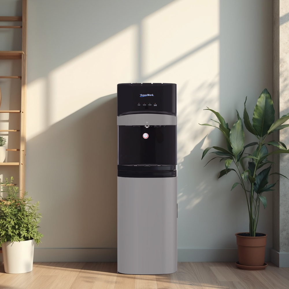 Aqua-Work water cooler in a bright interior